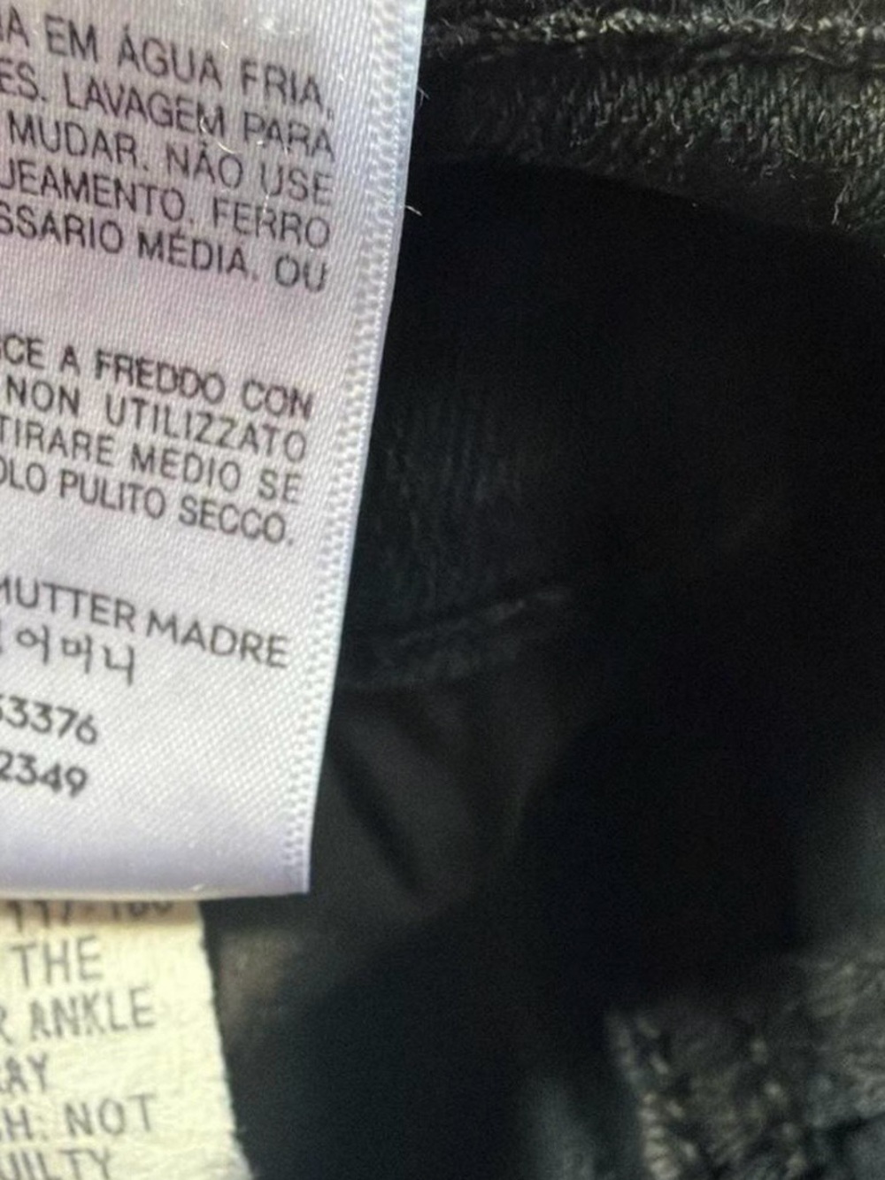 MOTHER The Hustler Ankle Fray Gray Jeans - Not Guilty (Size 24) - Picture 5 of 5